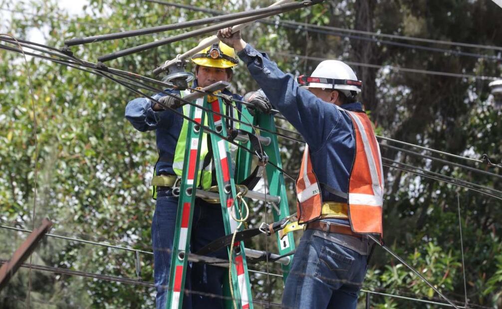 Espino Arévalo precisó que los trabajadores del Metro, actuan oportunamente con alta responsabilidad realizando las maniobras necesarias. Fotos Francisco Rodríguez.