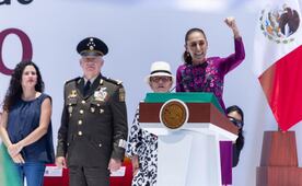 "Colaboración no significa sometimiento"; las frases clave en la rendición de cuentas de Sheinbaum desde Revolución