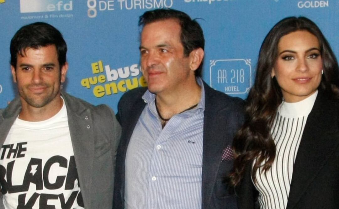 Claudio Lafarga, Pedro Pablo Ibarra (director) y Ana Brenda, al frente del proyecto que llegaría a 600 pantallas. Foto: Carlos Mejía / AGENCIA EL UNIVERSAL