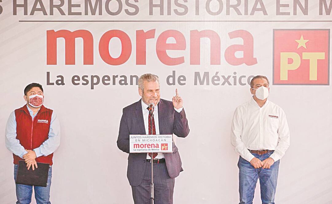Alfredo Ramírez es el nuevo candidato a la gubernatura por la coalición Juntos Haremos Historia, de Morena y el PT. Foto: Armando Solís/ El Universal.
