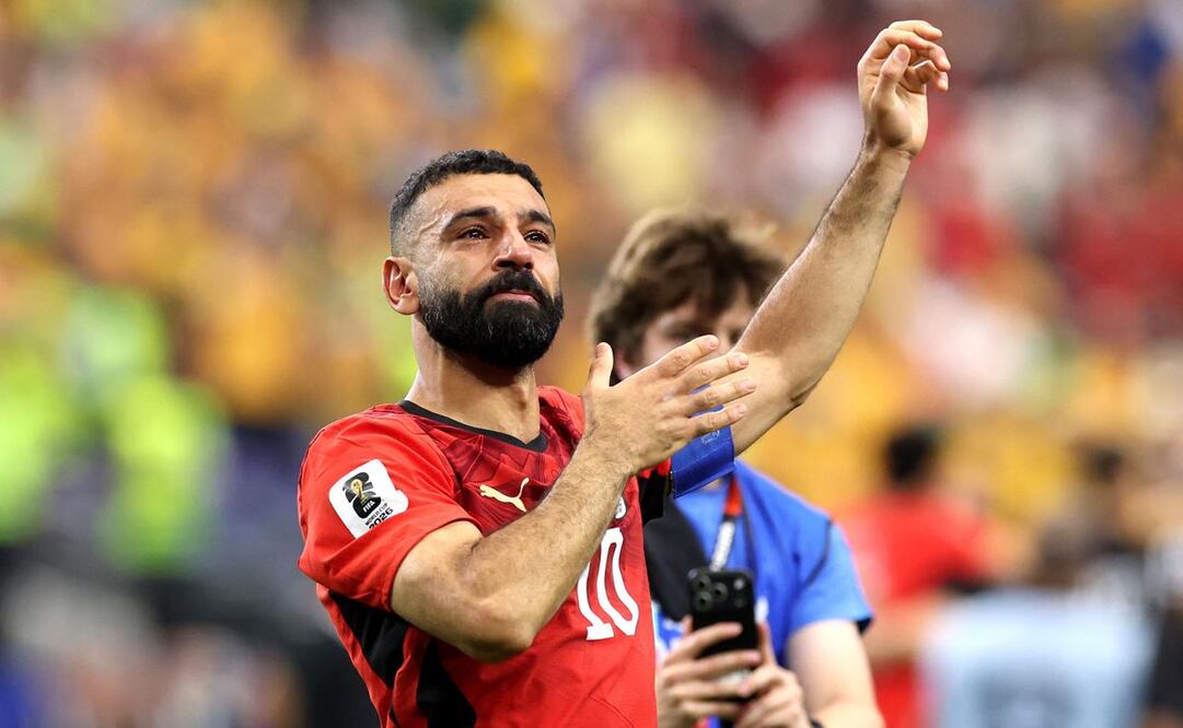 Salah llorando con pase de Egipto a octavos de final del Mundial 2026 / Foto: AFP