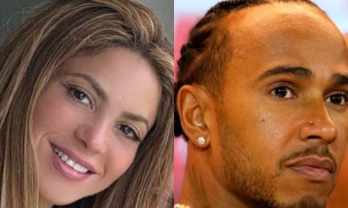 Shakira y Lewis Hamilton. Fuente: producción Universal (Instagram  @shakira y @sportbuzzbr)