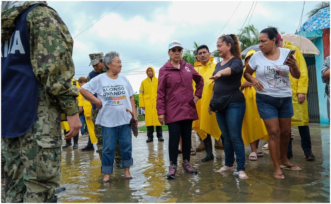 Hasta el momento, algunas de las localidades mas afectadas por las lluvias son el Municipio de Othón P. Blanco y el Municipio de Felipe Carrillo Puerto. Todos estos lugares ya han sido visitados por la ejecutiva del estado para atender los reportes vecinales. Foto: X (@MaraLezama)