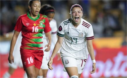 Katty Martínez anota doblete con la Selección Mexicana Femenil