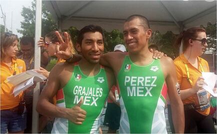 Oro y bronce para México en triatlón 