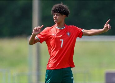 Así fue el debut de Cristiano Jr. con la Selección de Portugal; Cristianinho ingresó de cambio contra Japón