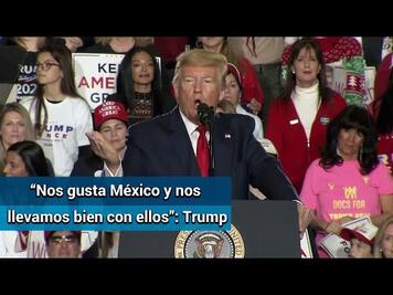 Con todo respeto, México está pagando el muro: Trump