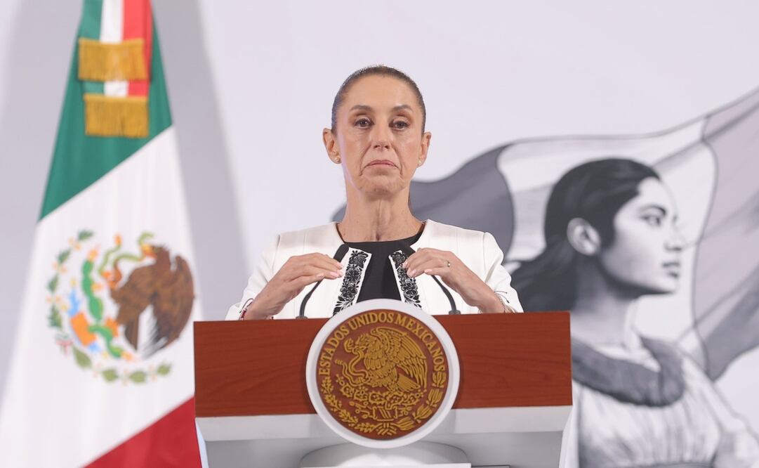 Conferencia matutina de la presidenta Claudia Sheibaum del 19 de marzo de 2025. Foto: Gabriel Pano / EL UNIVERSAL