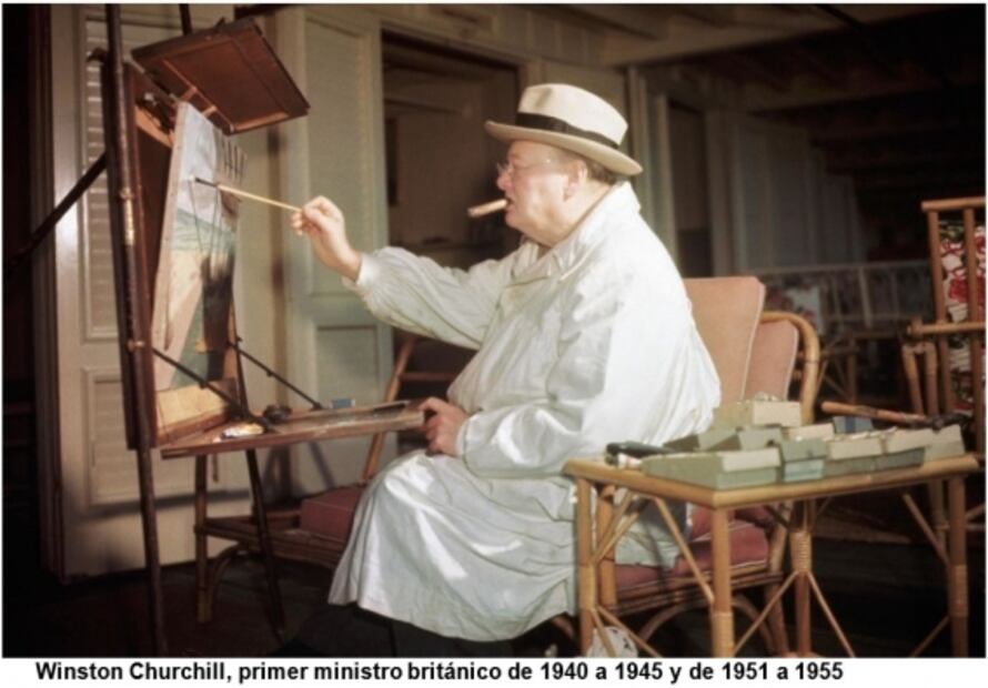 Jarra con botellas de Sir Winston S. Churchil