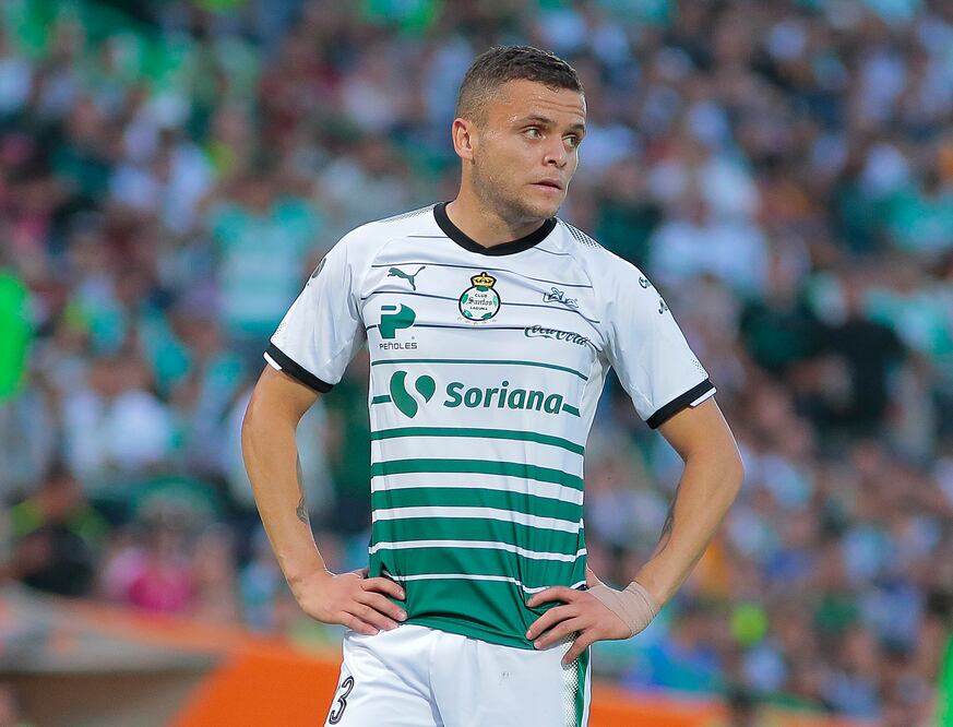 Imago. Jonathan Rodríguez durante el juego entre Santos y Tigres del Apertura 2017