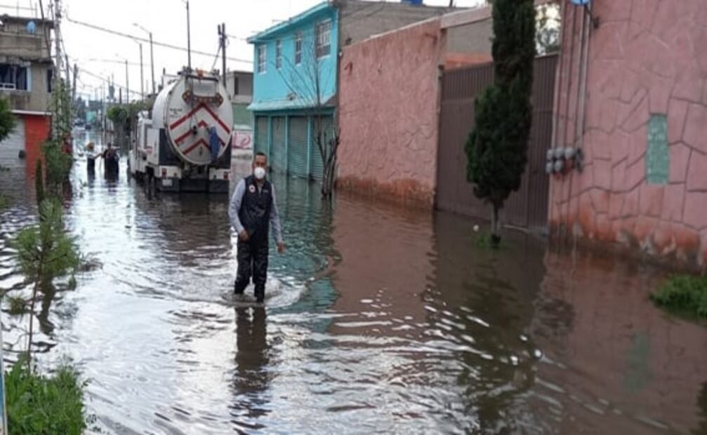 Lluvias dejan inundaciones y decenas de viviendas afectadas en Chalco