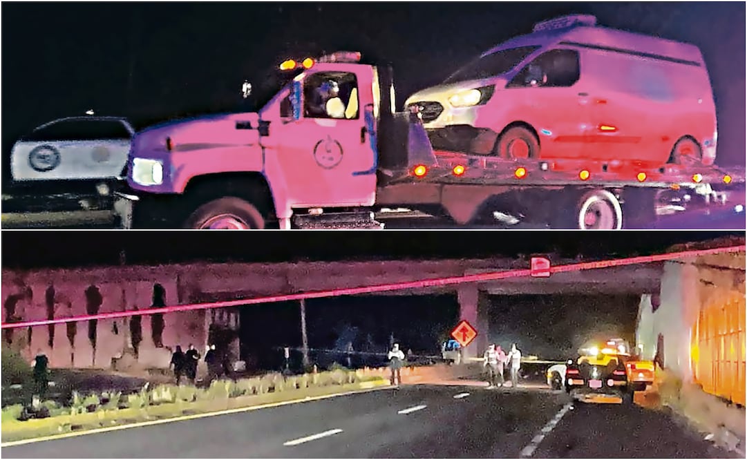 Vecinos de la zona reportaron detonaciones de armas de fuego desde la noche del pasado domingo, pero fue hasta ayer lunes que se encontraron los cuerpos sin vida a un costado de la carretera México-Nogales, en la salida norte de Culiacán. Fotos: Especiales