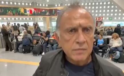 "Traidor veracruzano, sin vergüenza"; Miguel Ángel Yunes es encarado por usuario en el AICM