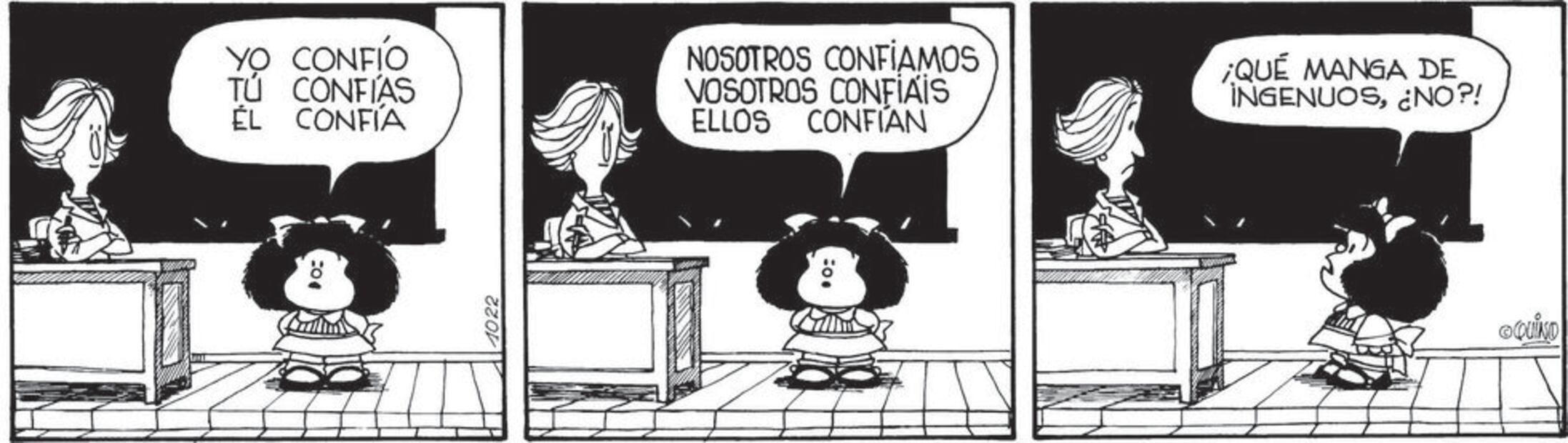 Mafalda. Fuente: Grupo Editorial Lumen