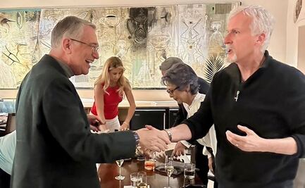 VIDEO: Ricardo Salinas Pliego presume cena con James Cameron: "Un privilegio"