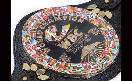 Presentarán réplica del Cinturón Teotihuacano que recibió Saúl "Canelo" Álvarez tras vencer a Caleb Plant  