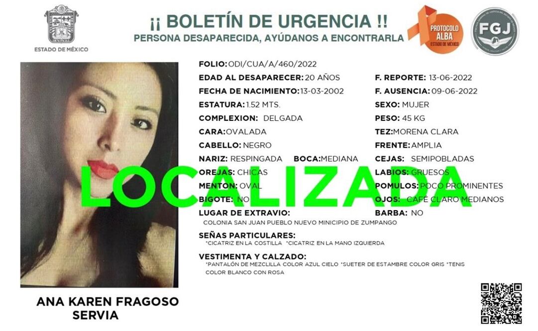 Ayer 13 de junio familiares de Ana Karen reportaron la desaparición de la joven en la colonia San Juan Pueblo Nuevo. Foto: Especial