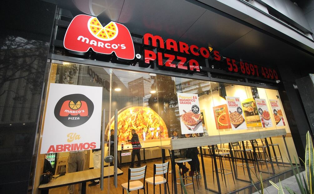 La primer sucursal en México de Marco's Pizza. Foto: cortesía